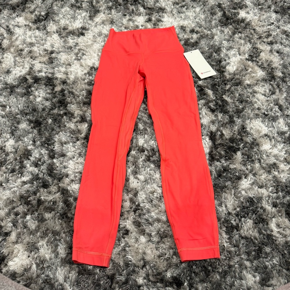 lululemon Align™ High-Rise Pant 25" Color Pale Raspberry NWT Size 4
